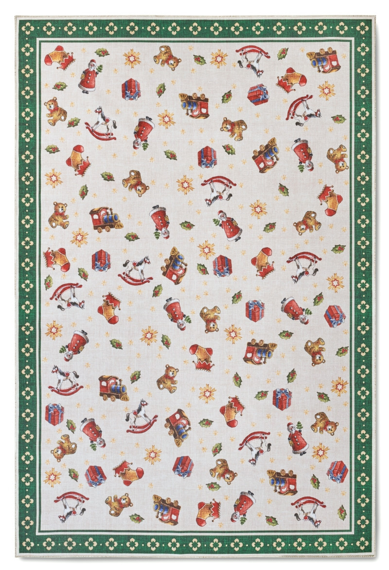 Levně Villeroy & Boch, DOPRODEJ: 160x230 cm Kusový koberec Villeroy & Boch Toy's delight s potiskem 106193 Green, Multicolor, 160x230, zelená, obývací pokoj