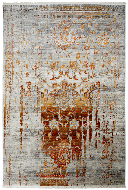 Levně Obsession, DOPRODEJ: 120x170 cm Kusový koberec Laos 453 TERRA, 120x170, oranžová, chodba / předsíň