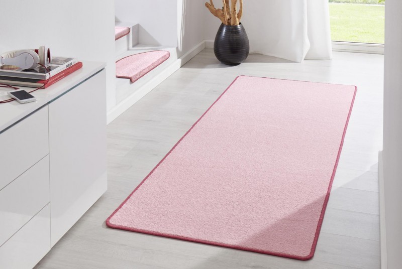 Levně Hanse Home Collection koberce Kobercová sada Fancy 103010 Rosa - 3 díly: 67x140 cm (2x), 67x250 cm (1x) cm