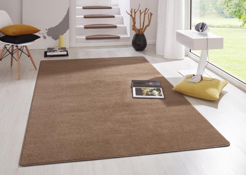 Levně Hanse Home Collection koberce Kobercová sada Fancy 103008 Braun - 3 díly: 67x140 cm (2x), 67x250 cm (1x) cm