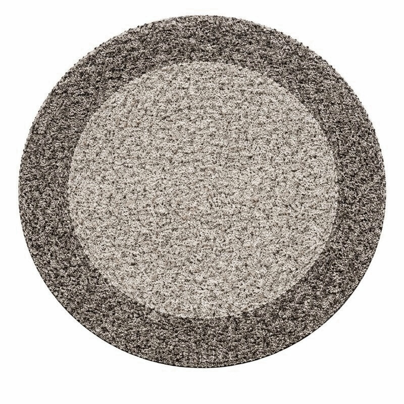 Levně Ayyildiz, Kusový koberec Life Shaggy 1503 taupe kruh, 120x120 (průměr) kruh, hnědá, ložnice