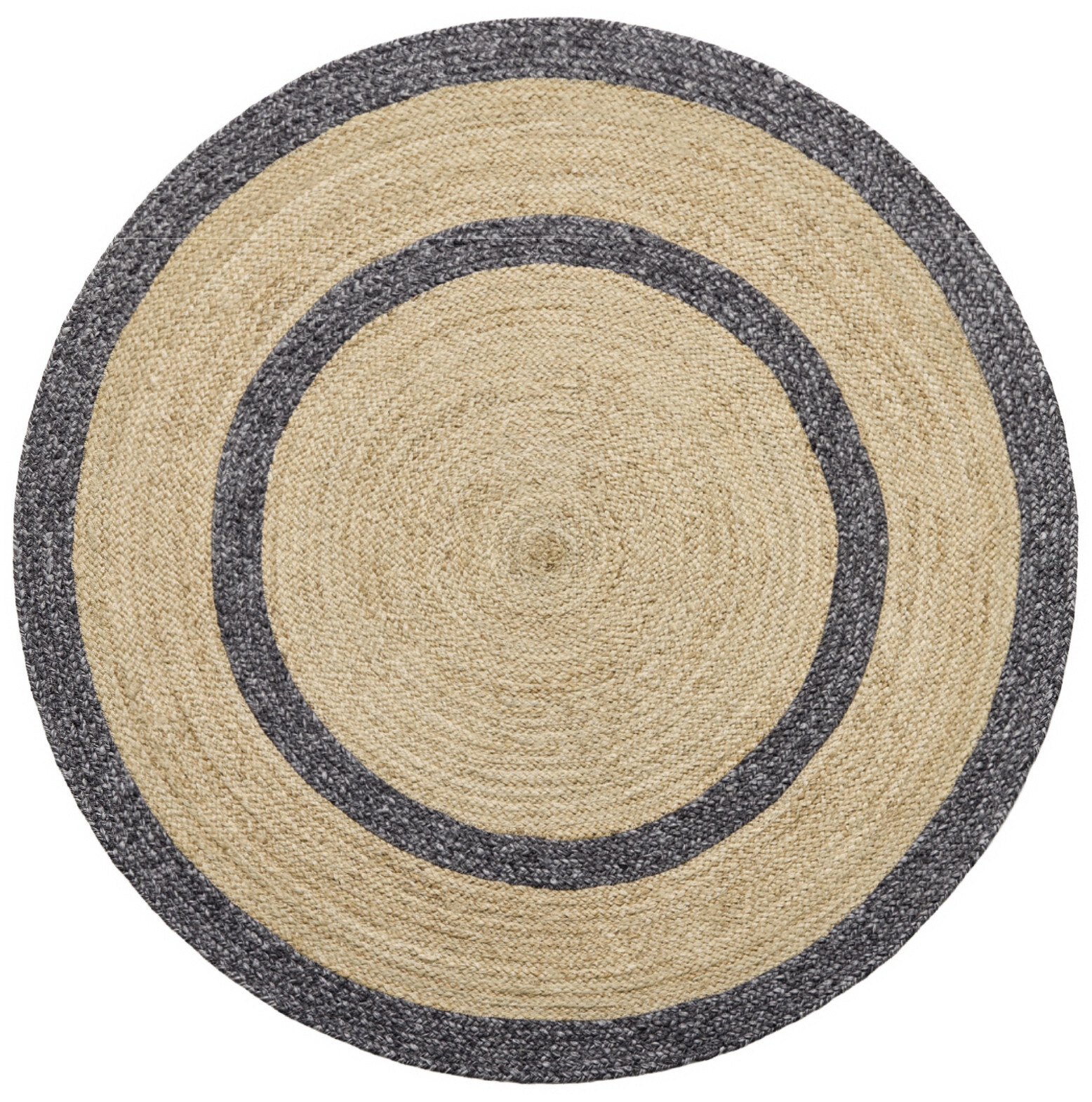 Levně Diamond Carpets India, Ručně vázaný kusový koberec Nora J-48 Natural kruh, 120x120 (průměr) kruh, béžová, chodba / předsíň