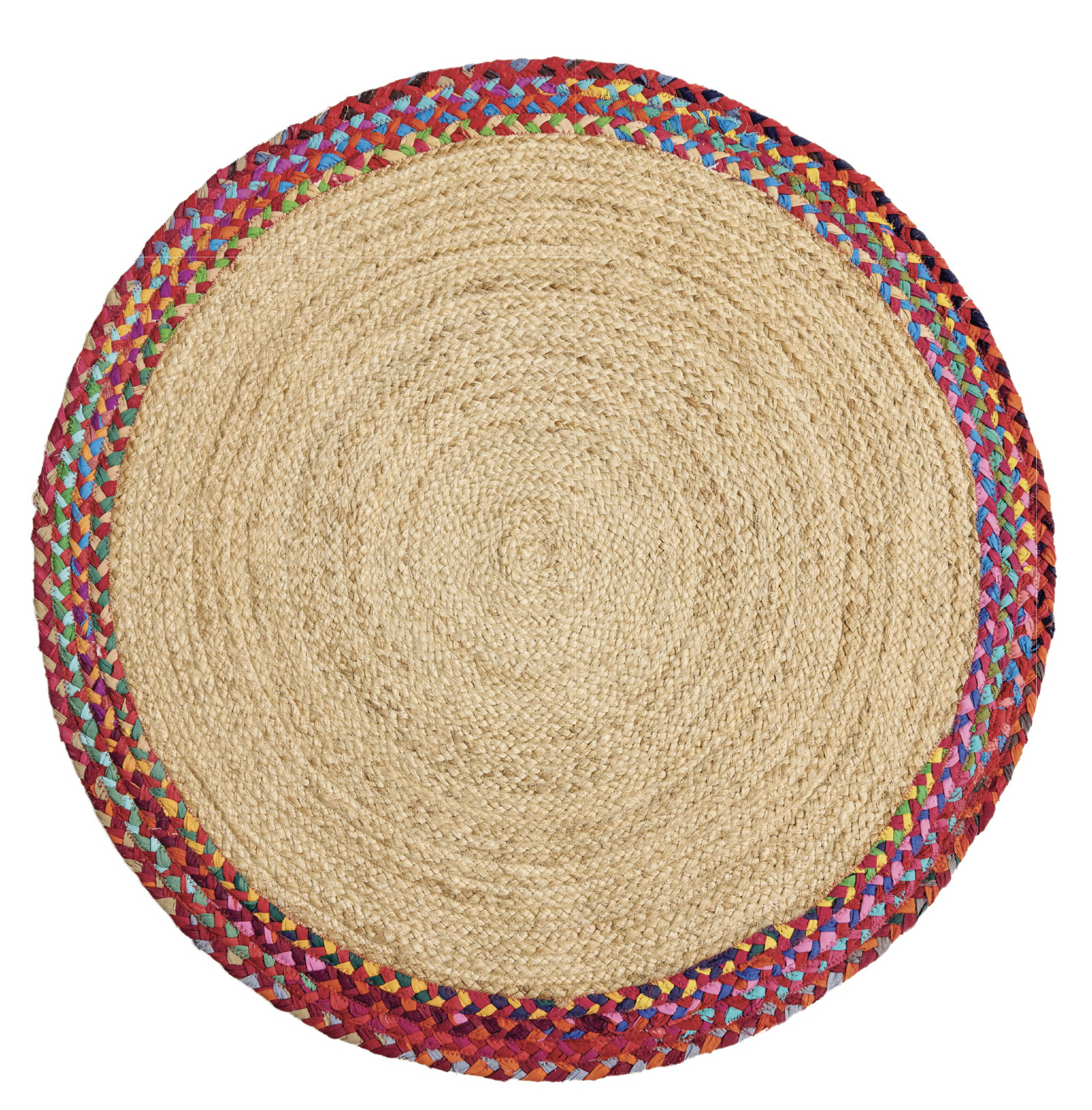 Levně Diamond Carpets India, Ručně vázaný kusový koberec Lorne J 33 Natural kruh, 120x120 (průměr) kruh, vícebarevná, chodba / předsíň