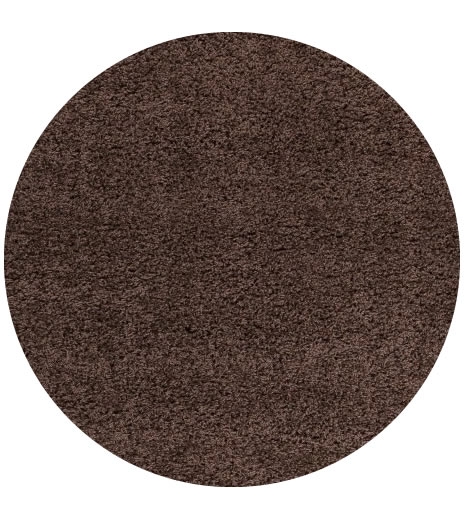 Levně Ayyildiz koberce Kusový koberec Life Shaggy 1500 brown kruh - 200x200 (průměr) kruh cm