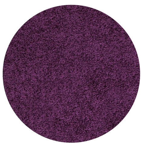Ayyildiz koberce Kusový koberec Life Shaggy 1500 lila kruh - 160x160 (průměr) kruh cm