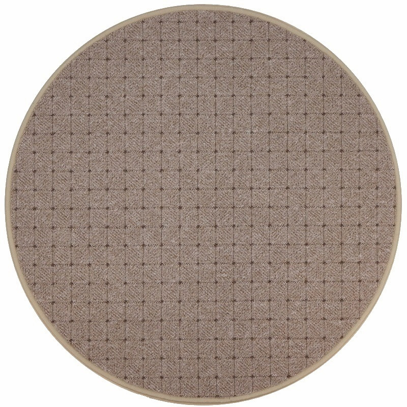 Levně Condor Carpets, AKCE: 100x100 (průměr) kruh cm Kusový koberec Udinese béžový new kruh, béžová, chodba / předsíň