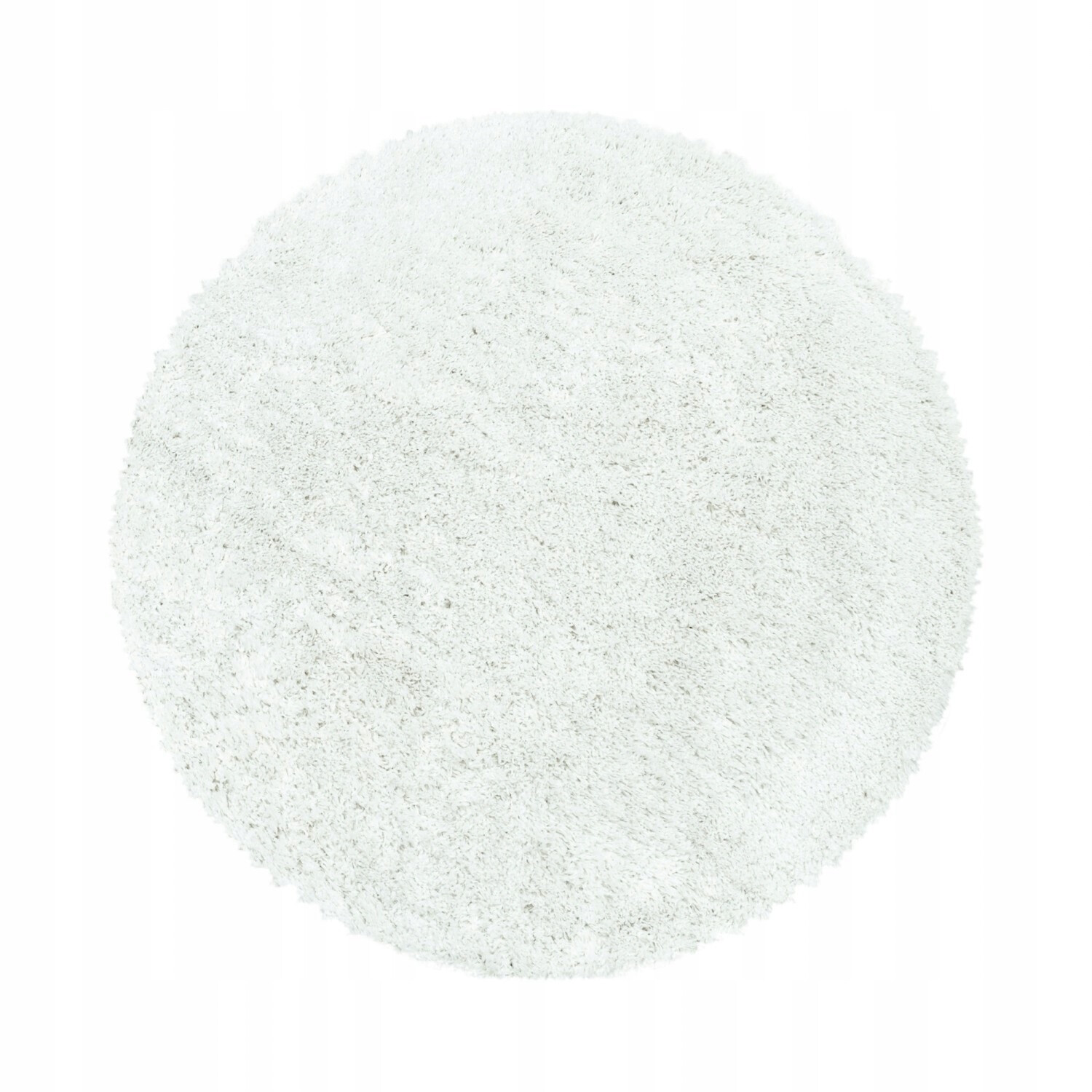 Levně Ayyildiz, Kusový koberec Fluffy Shaggy 3500 white kruh, 120x120 (průměr) kruh, bílá, ložnice
