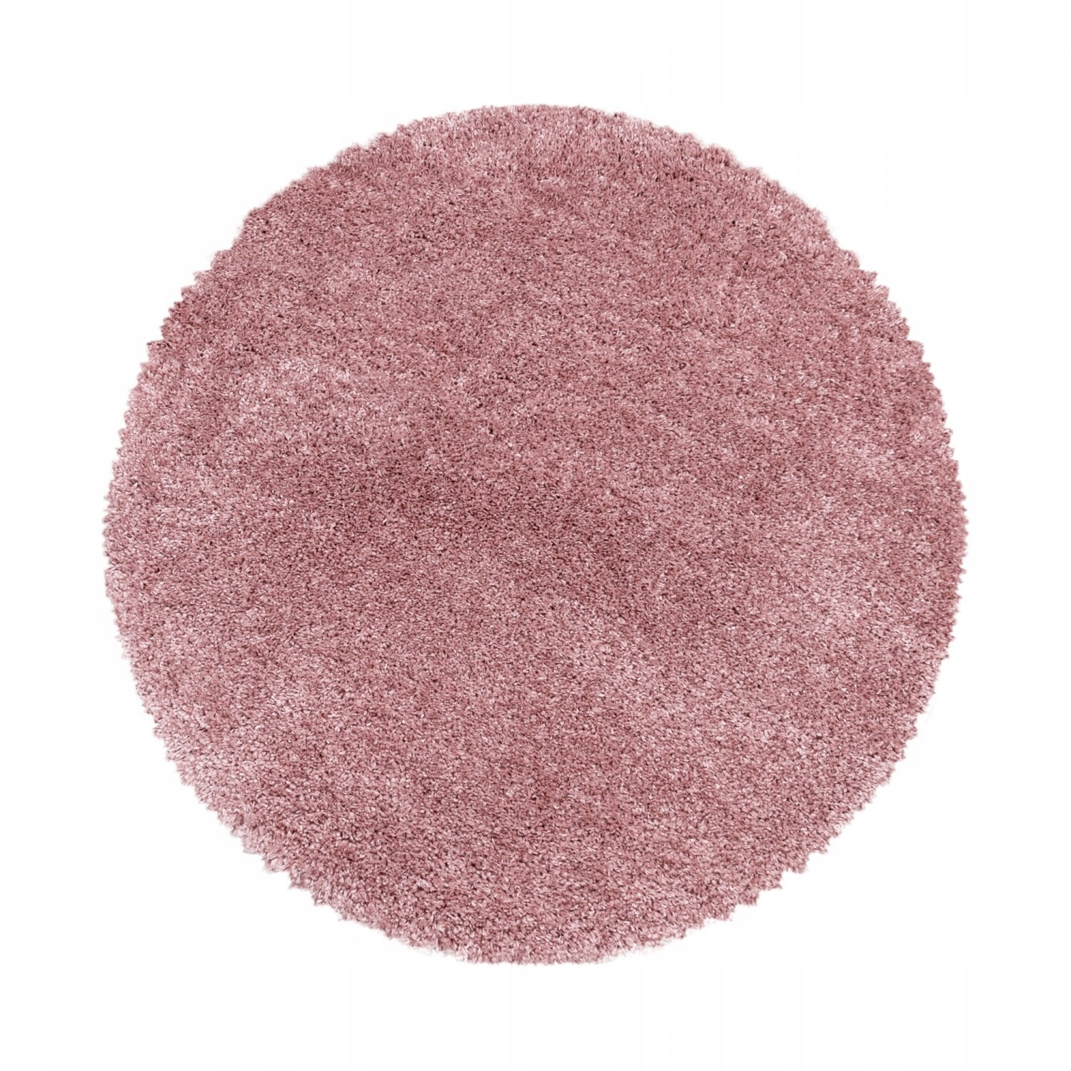 Levně Ayyildiz, Kusový koberec Fluffy Shaggy 3500 rose kruh, 120x120 (průměr) kruh, růžová, ložnice