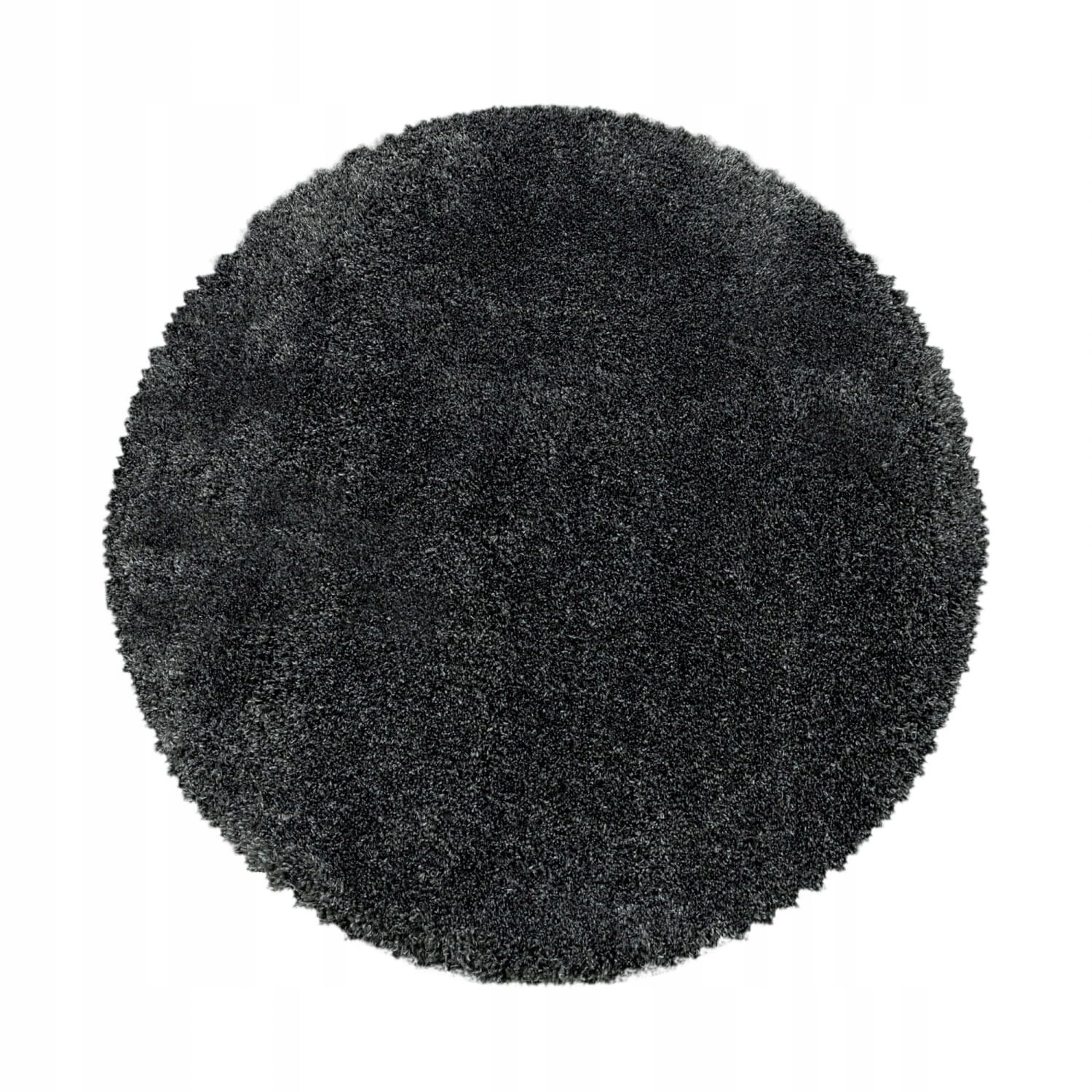 Levně Ayyildiz, Kusový koberec Fluffy Shaggy 3500 grey kruh, 120x120 (průměr) kruh, šedá, ložnice