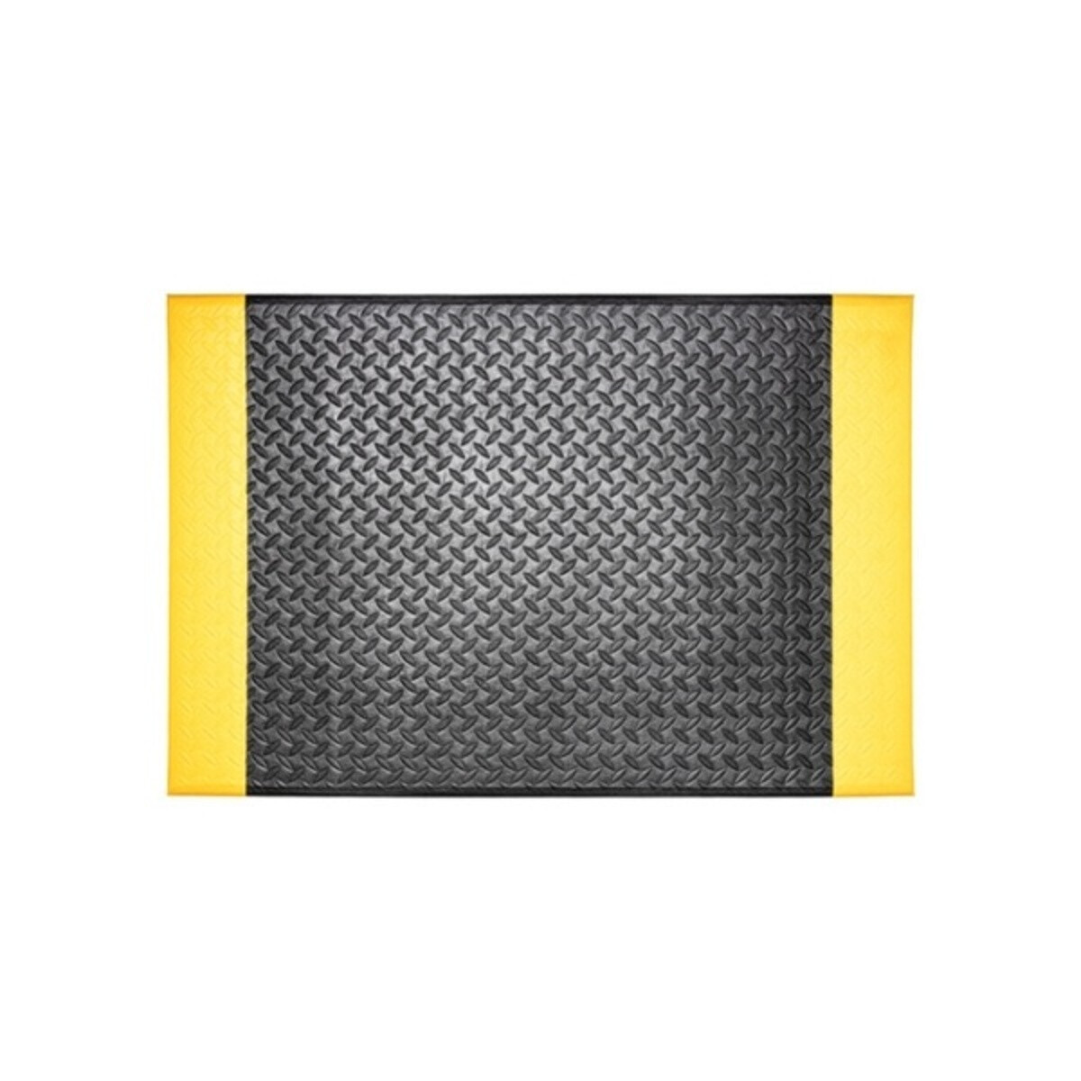 Levně Hamat, Gumová rohožka 650 Base+ Economic black/yellow, 60x90, černá, chodba / předsíň