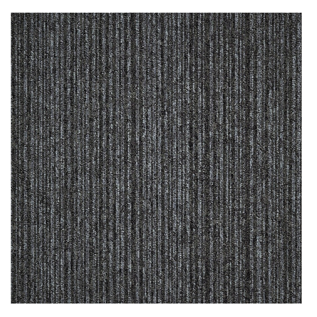 Levně Tapibel, Kobercový čtverec Coral Lines 60345-50 šedo-černý 50 x 50 cm, chodba / předsíň