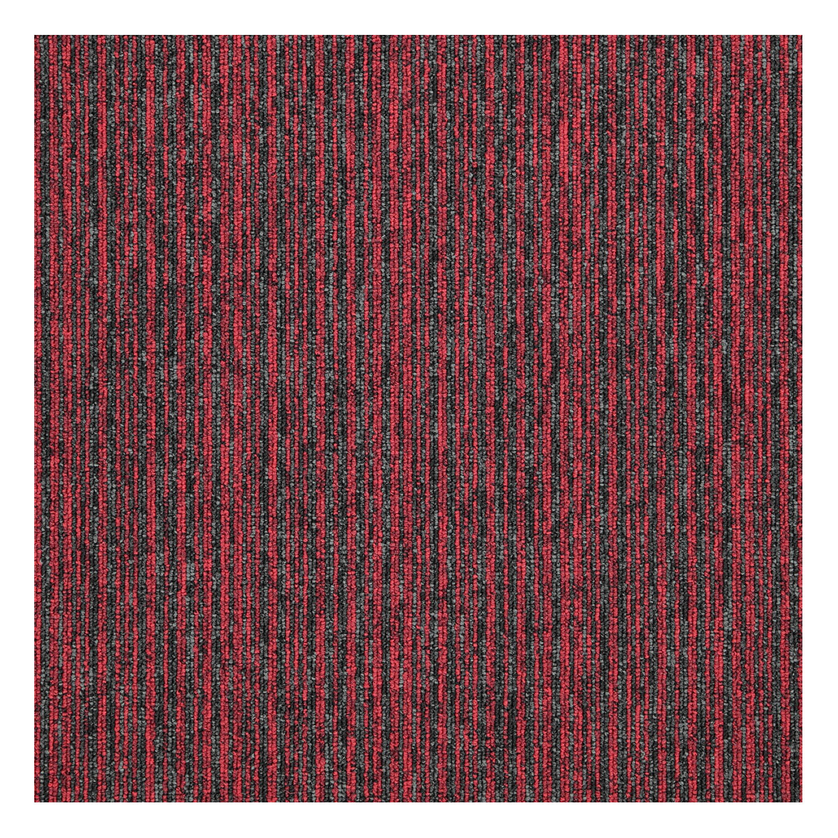 Levně Balta, Kobercový čtverec Sonar Lines 4120 červený 50 x 50 cm, chodba / předsíň