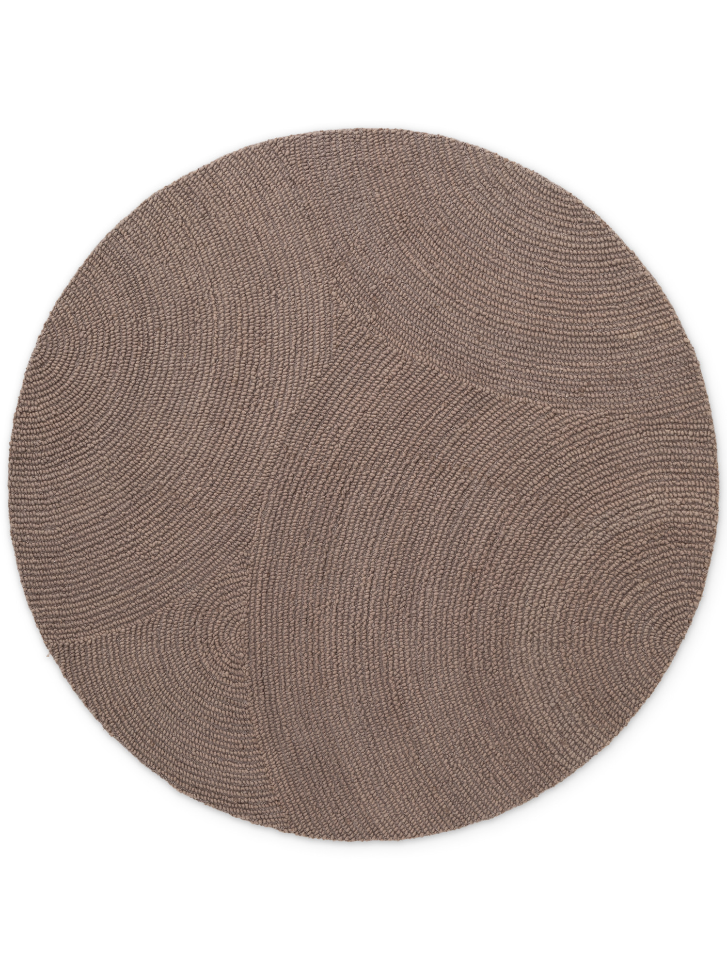 Hanse Home, AKCE: 200x200 (průměr) kruh cm Kusový koberec Eleni 106219 Taupe kruh, hnědá, ložnice