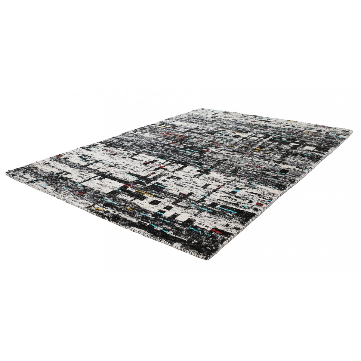Ručně tkaný kusový koberec SAREE DE LUX 820 GRAPHITE