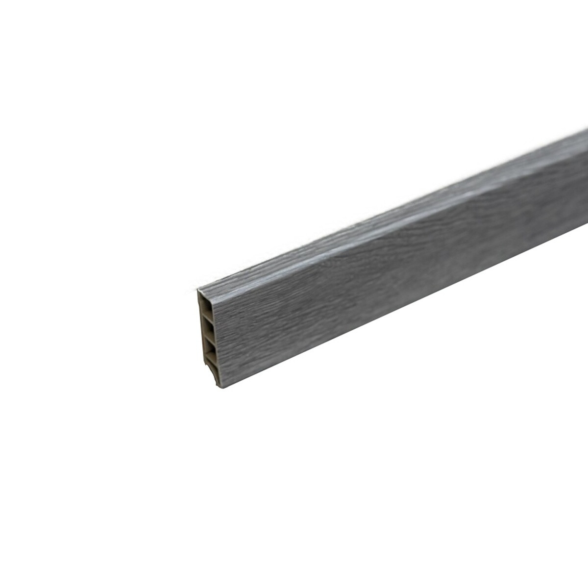 Levně Egibi, Soklová lišta SPC RIGID Vancouver 2 m, 2000x50x12 mm, šedá