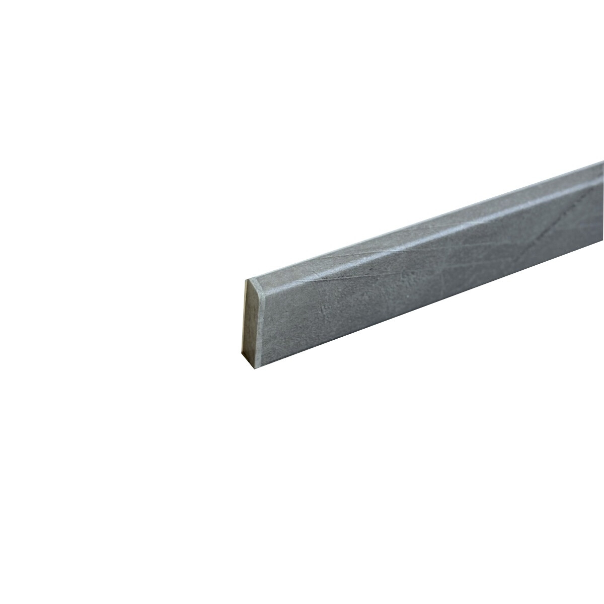 Levně Egibi, Soklová lišta SPC RIGID Beton Nature 2 m, 2000x50x12 mm, šedá