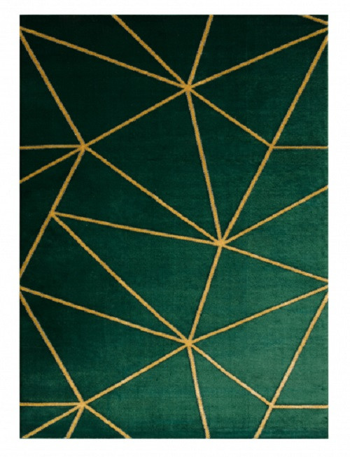 Levně Dywany Łuszczów, AKCE: 80x150 cm Kusový koberec Emerald 1013 green and gold, zelená, chodba / předsíň
