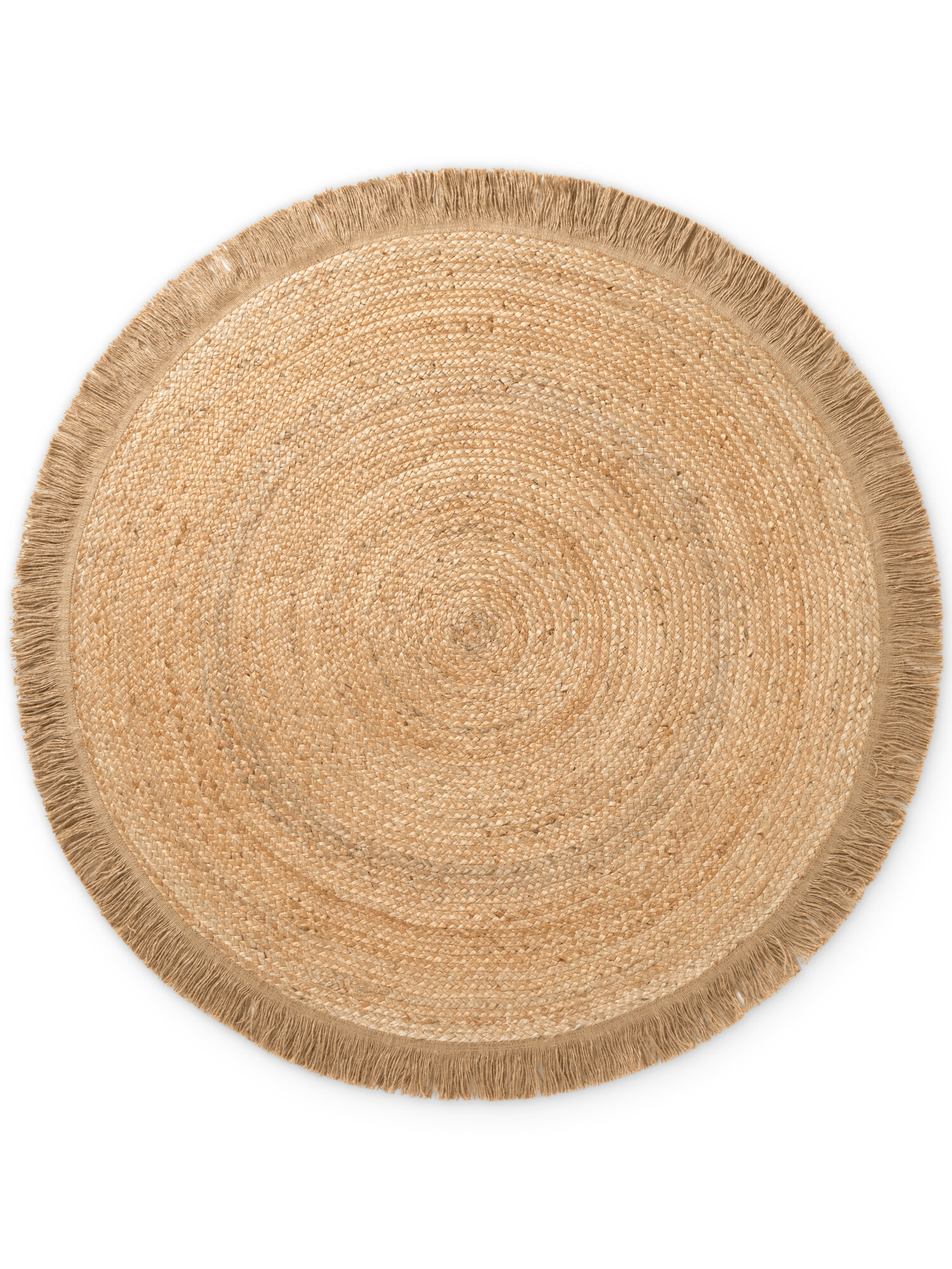 Levně Hanse Home, Kusový koberec Jute Braided 106332 Natural Gold kruh, 150x150 (průměr) kruh, béžová, chodba / předsíň