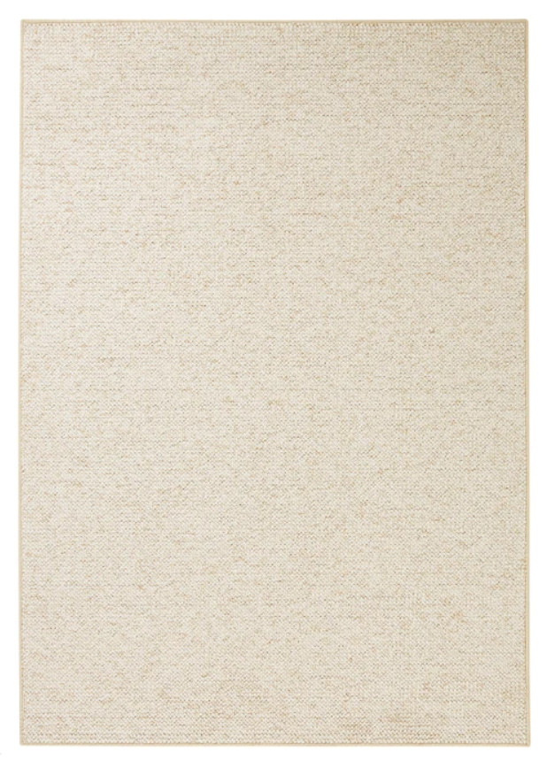 Levně BT Carpet, AKCE: ????????????️100x140 cm Kusový koberec Wolly 102843 + aplikovaná impregnace + protiskluzová úprava, bílá, ložnice