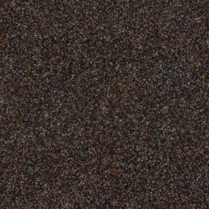 Vebe, AKCE: 100x530 cm Metrážový koberec Santana 80 hnědá s podkladem gel, zátěžový, šíře, hnědá, guma (gel - protiskluzový), chodba / předsíň