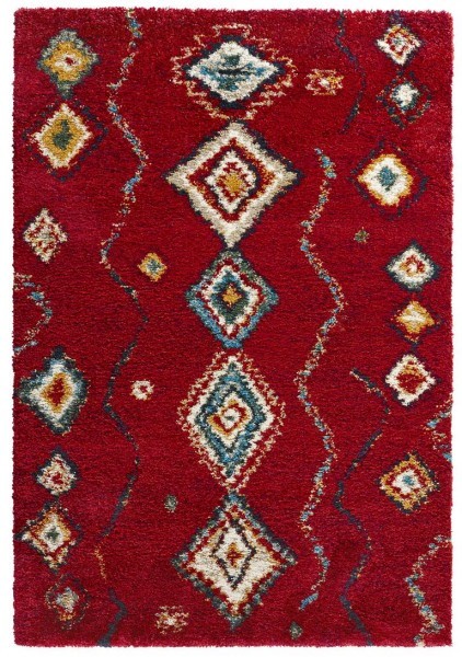 Levně Mint Rugs - Hanse Home koberce Kusový koberec Nomadic 102692 Geometric Rot - 120x170 cm