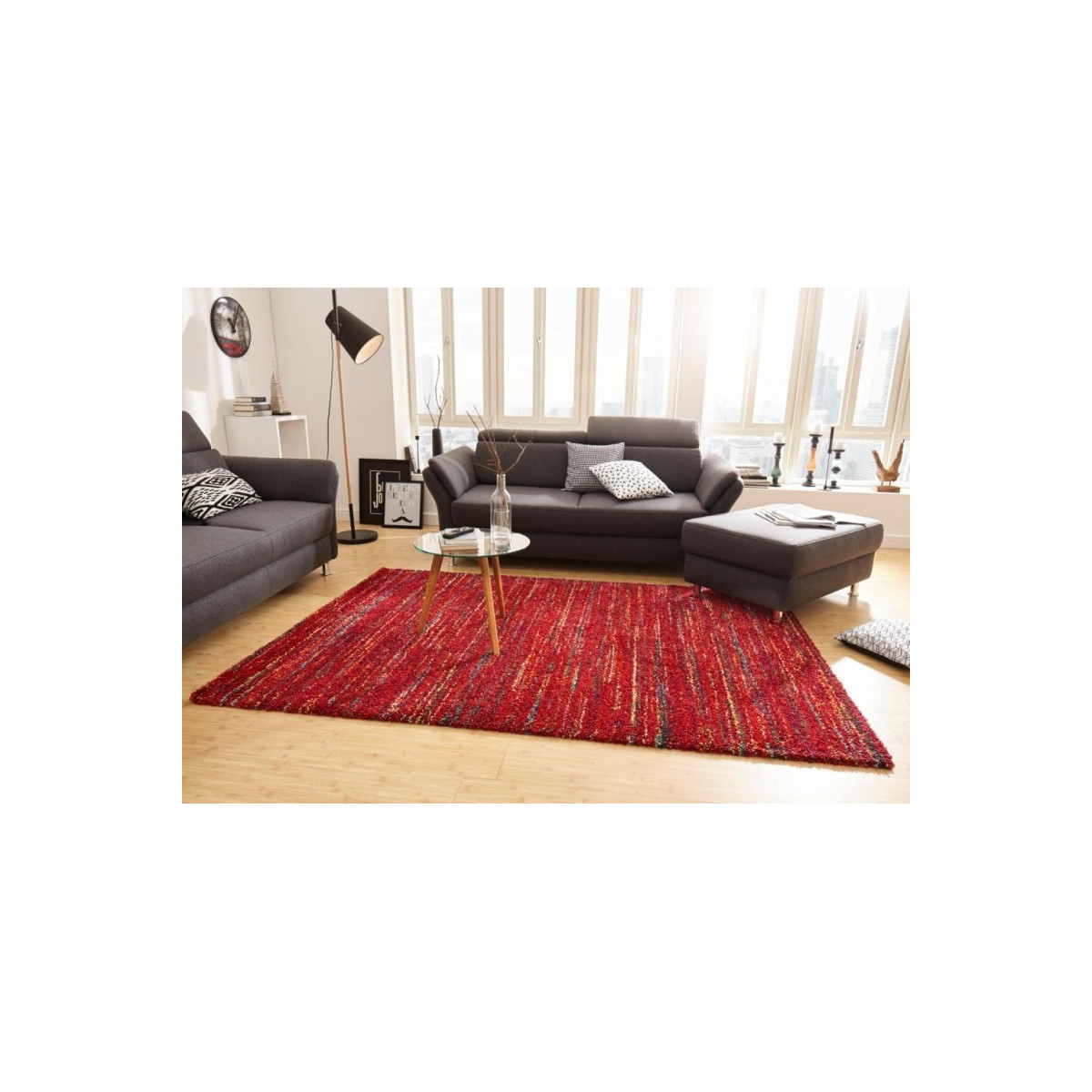 Kusový koberec Nomadic 102688 Meliert Rot