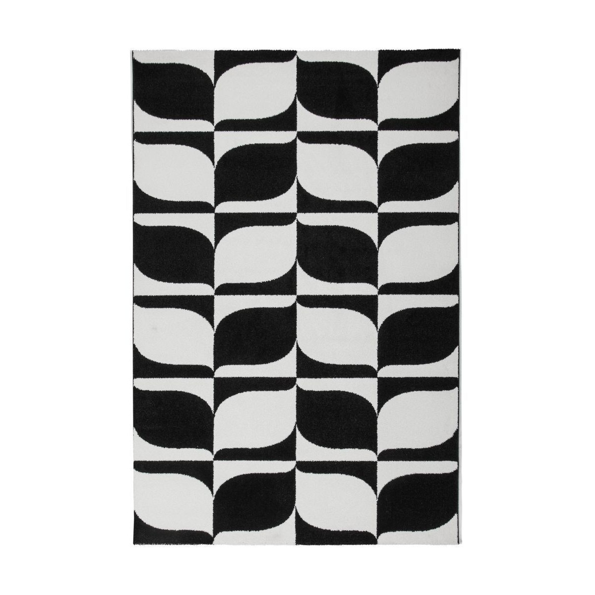 Kusový koberec Black and White 393 Black
