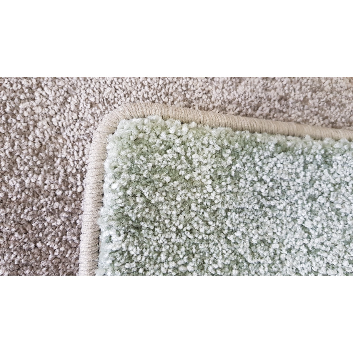 Metrážový koberec Oblique Super 630 zelený