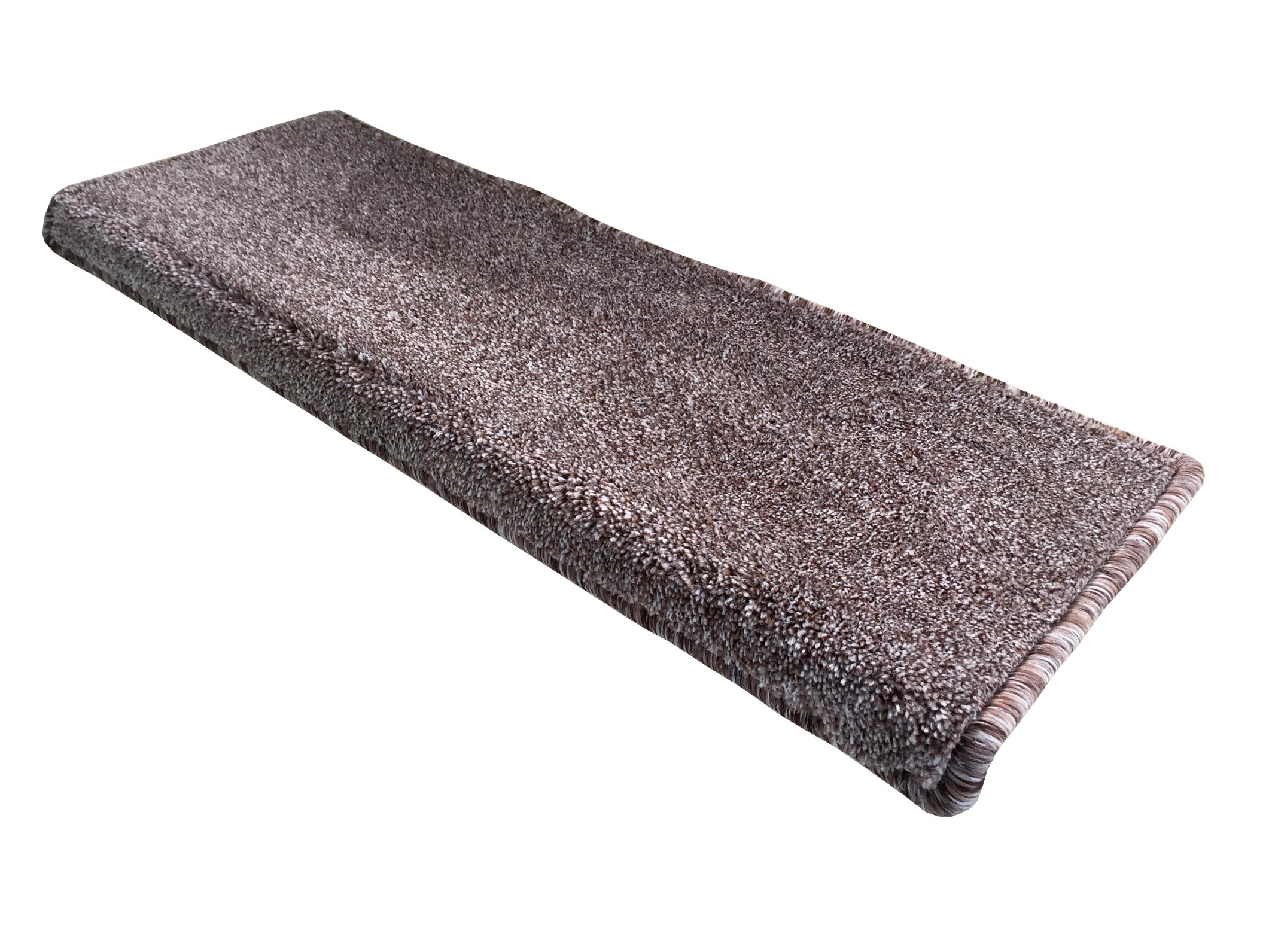 Levně Vopi Nášlapy na schody Apollo Soft béžový obdélník - 24x65 obdélník (rozměr včetně ohybu)