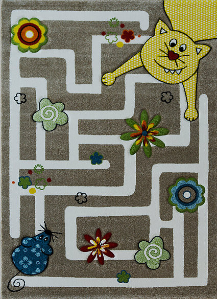 Levně Berfin Dywany Dětský kusový koberec Smart Kids 22303 Beige - 120x180 cm