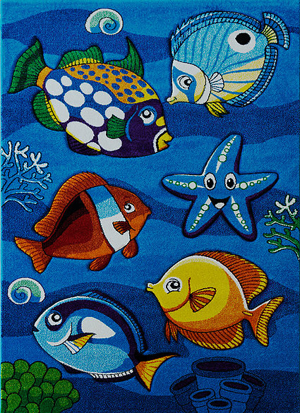 Levně Berfin Dywany Dětský kusový koberec Smart Kids 22308 Blue - 120x180 cm
