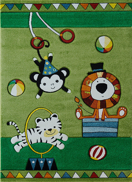 Levně Berfin Dywany Dětský kusový koberec Smart Kids 22316 Green - 120x180 cm