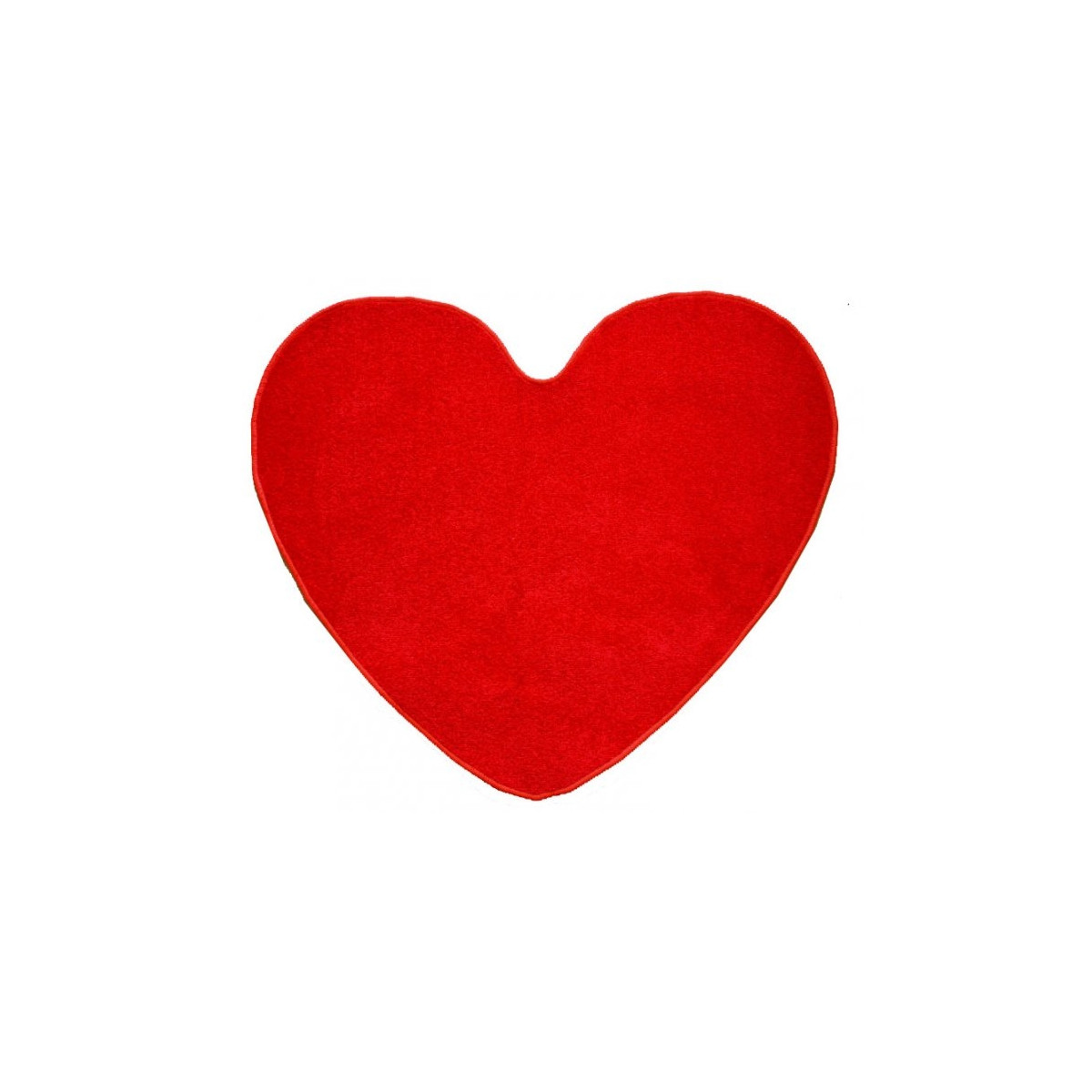 Kusový koberec Eton Srdce červený
