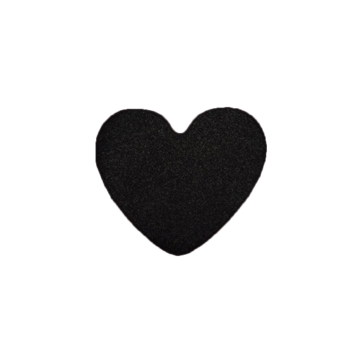 Kusový koberec Eton černý srdce