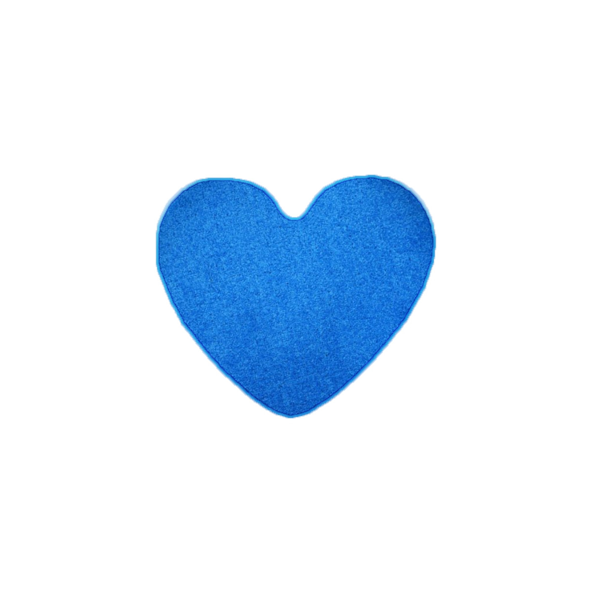 Kusový koberec Eton Srdce světle modrý