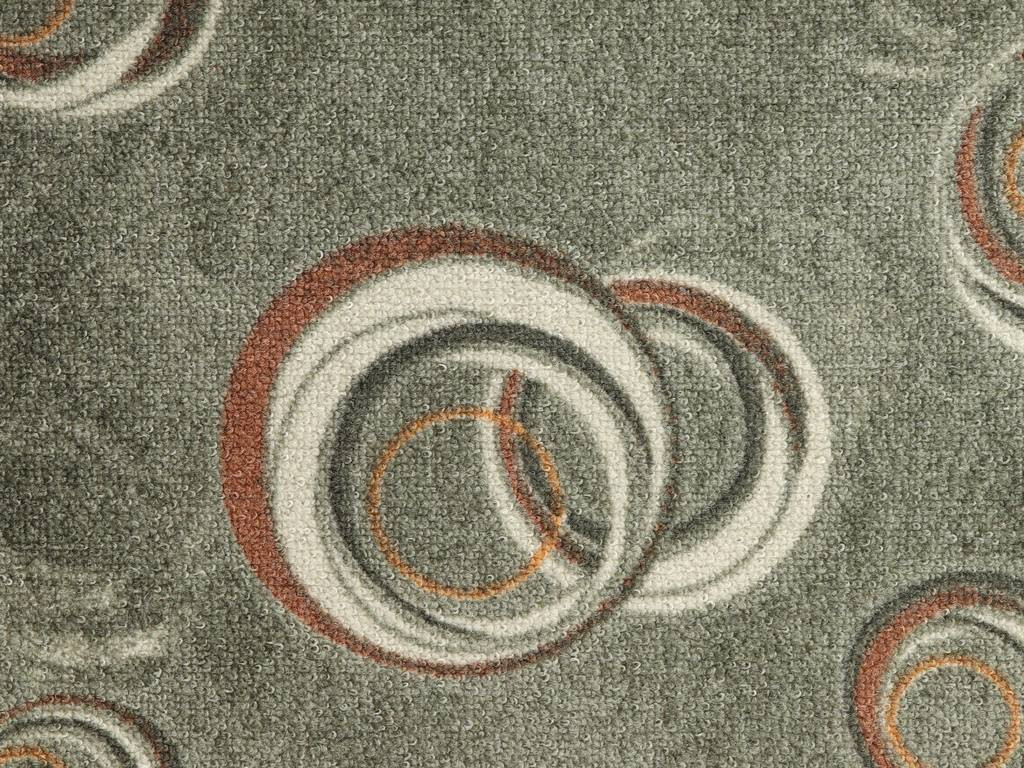 Levně ITC Metrážový koberec Drops 92 - Kruh s obšitím cm