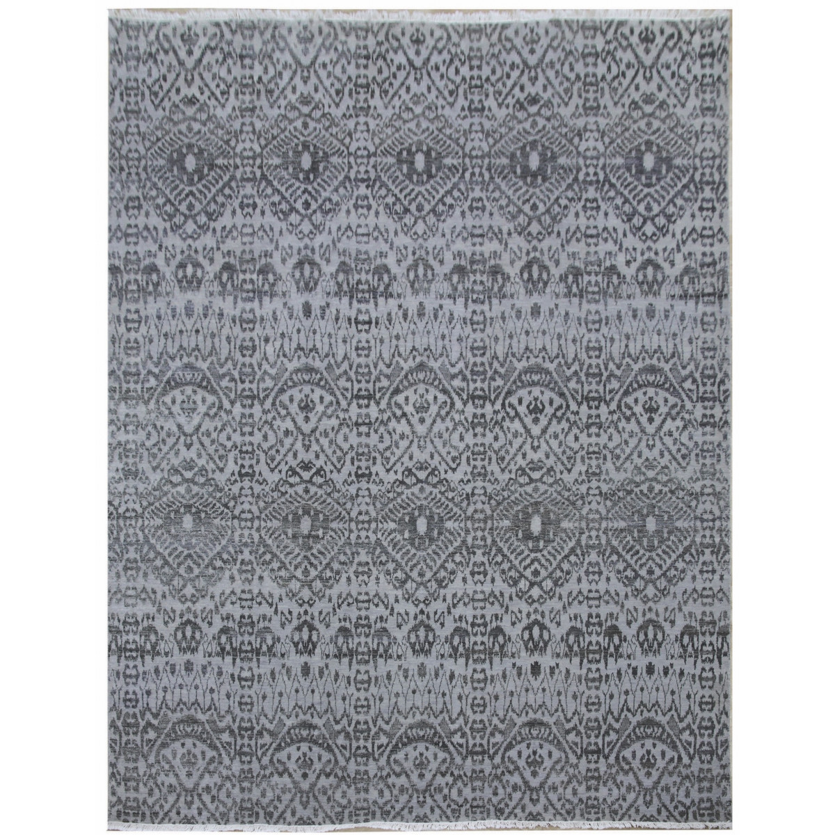 Ručně vázaný kusový koberec Diamond DC-EKT L silver/black