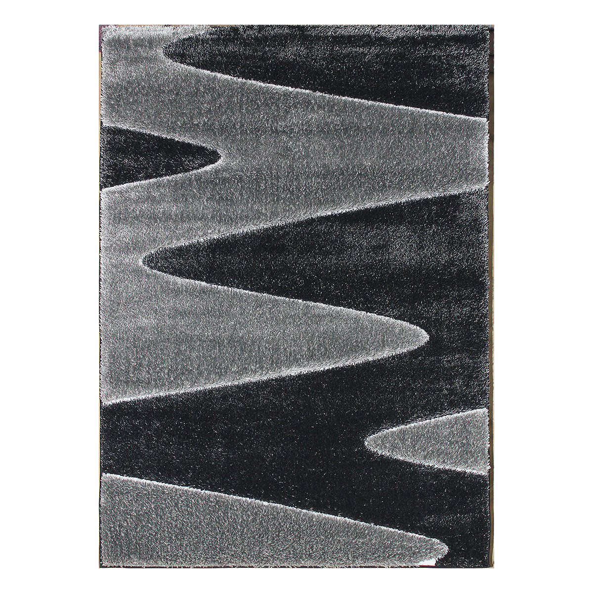 Kusový koberec Seher 3D 2652 Black Grey