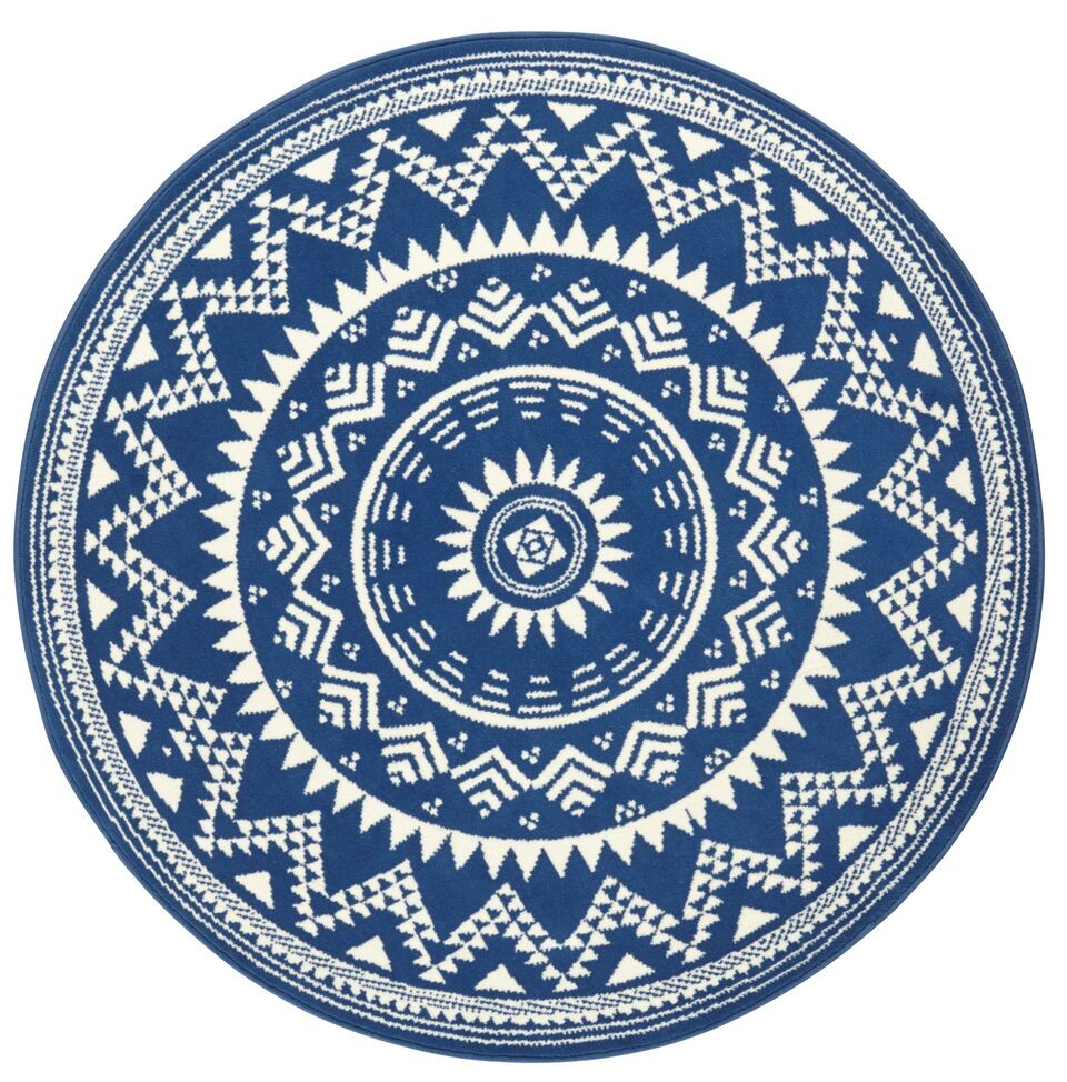 Levně Hanse Home Collection koberce Kusový koberec Celebration 103442 Valencia Blue kruh - 140x140 (průměr) kruh cm