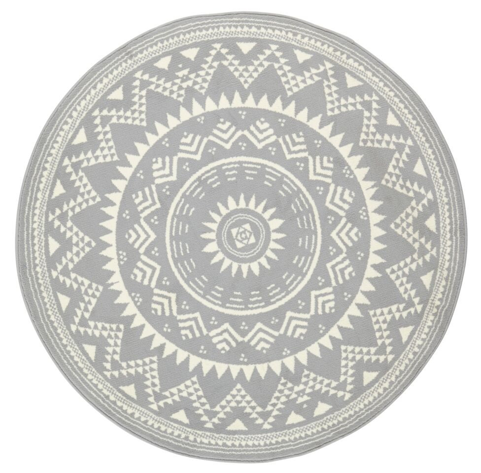 Levně Hanse Home Collection koberce Kusový koberec Celebration 103444 Valencia Grey kruh - 200x200 (průměr) kruh cm