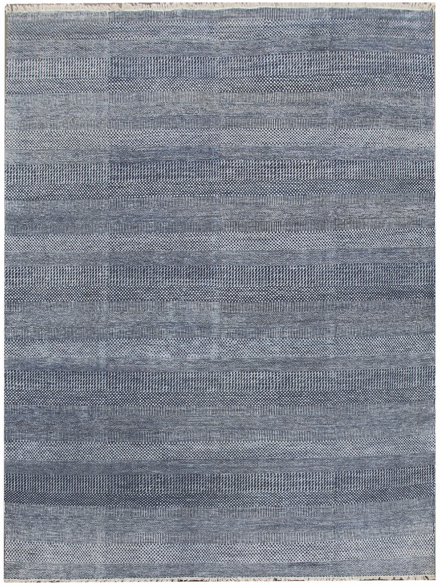 Levně Diamond Carpets koberce Ručně vázaný kusový koberec Diamond DC-MCN Denim blue/silver - 245x305 cm