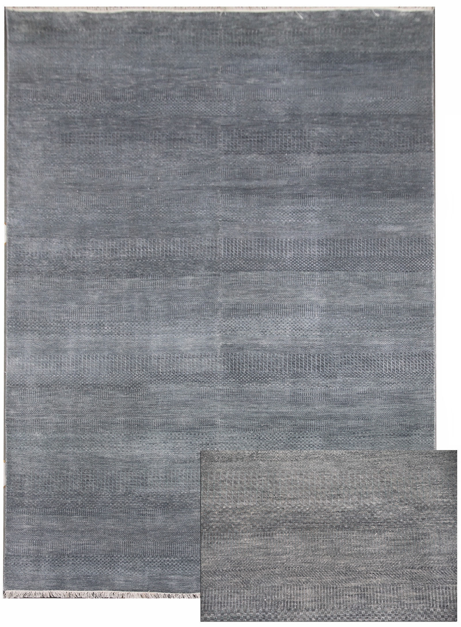 Levně Diamond Carpets koberce Ručně vázaný kusový koberec Diamond DC-MCN Light grey/blue - 305x425 cm