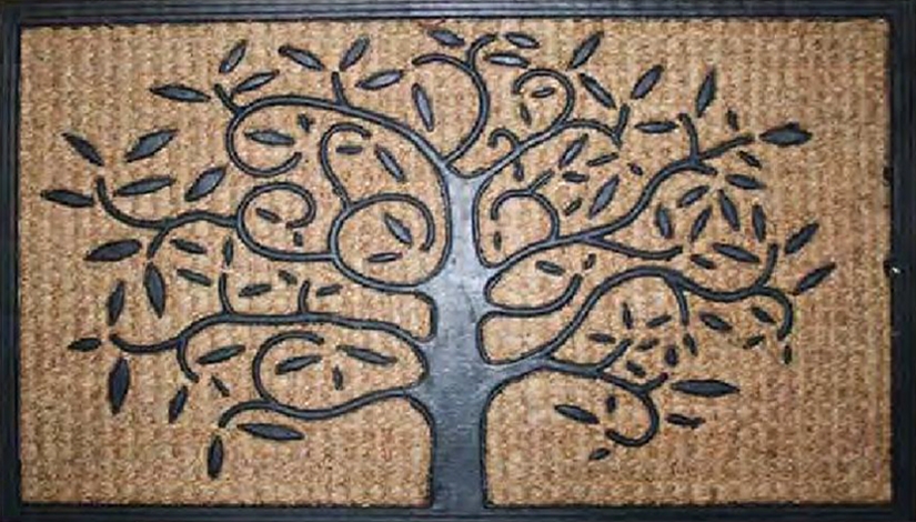 Levně BO-MA koberce Rohožka Kokos + guma strom - 40x70 cm