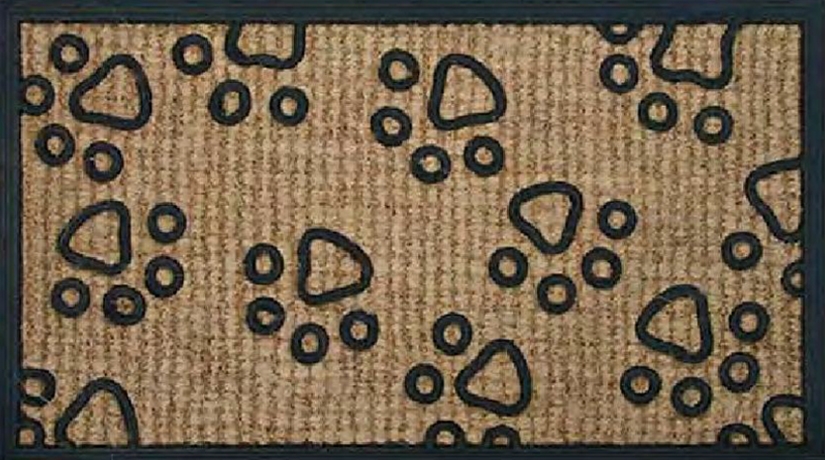 Levně BO-MA koberce Rohožka Kokos + guma ťapky - 40x70 cm