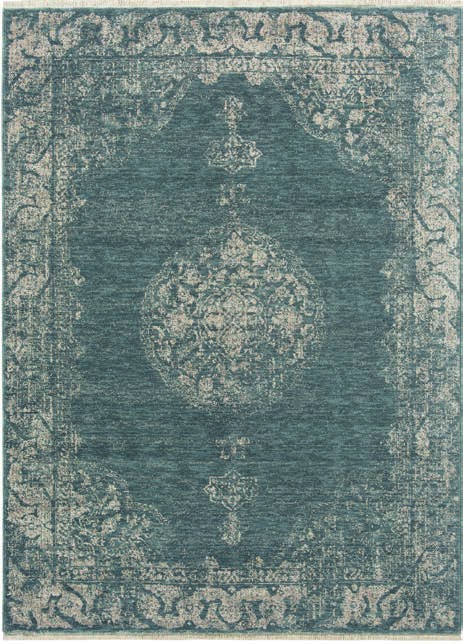 Osta, Kusový koberec Djobie 4568 500, 85x155, modrá, chodba / předsíň