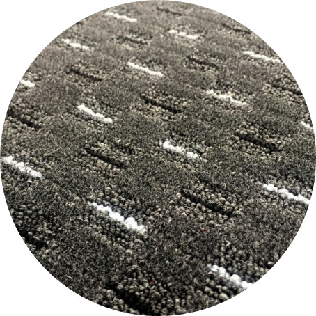 Vopi koberce Kusový koberec Valencia antracit kulatý - 80x80 (průměr) kruh cm
