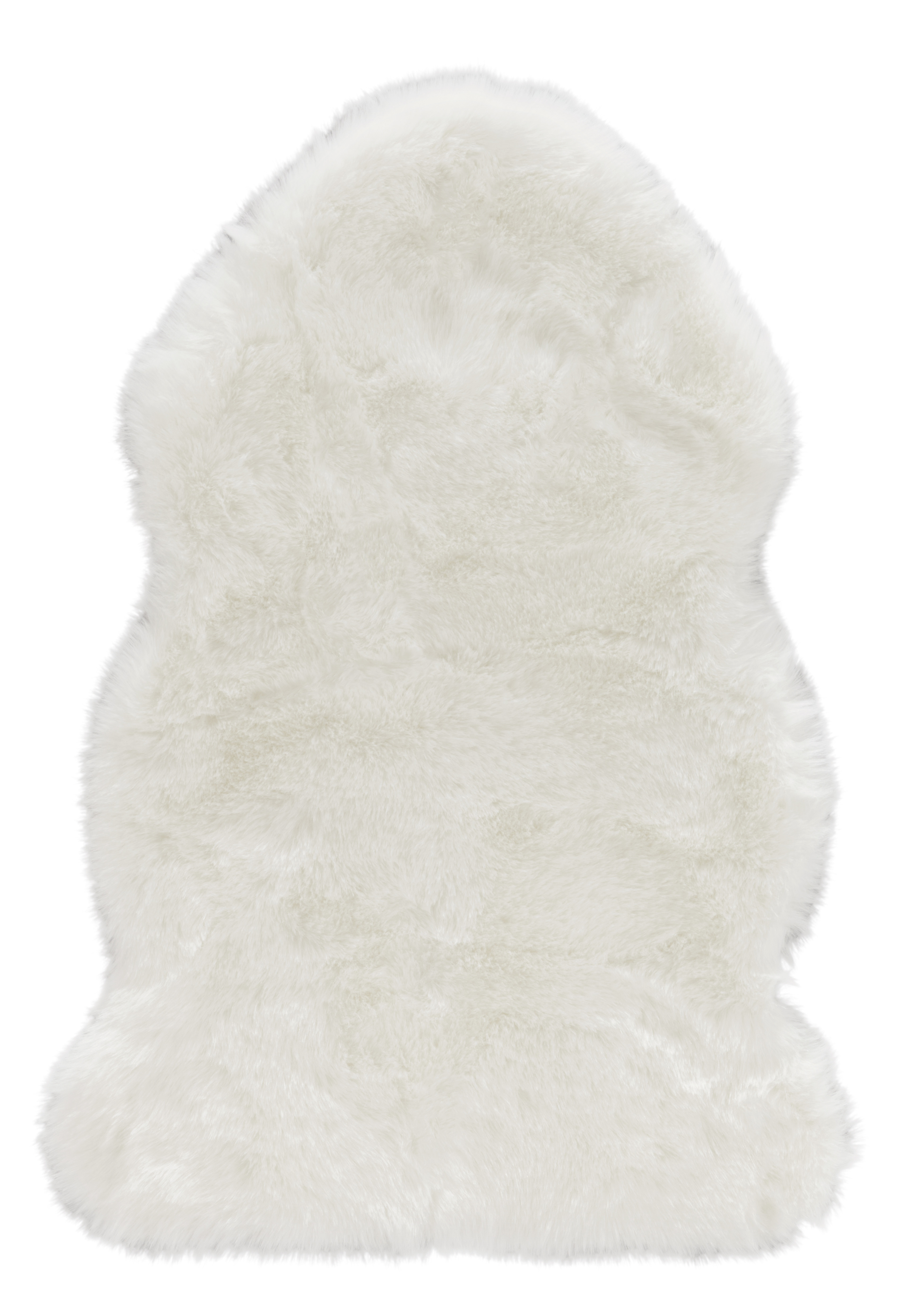 Levně Mint Rugs - Hanse Home koberce Kusový koberec Superior 103347 Uni White (kůže) - 90x140 tvar kožešiny cm
