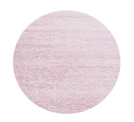 Levně Ayyildiz koberce Kusový koberec Life Shaggy 1500 pink kruh - 200x200 (průměr) kruh cm