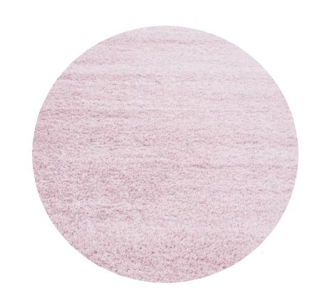 Kusový koberec Life Shaggy 1500 pink kruh