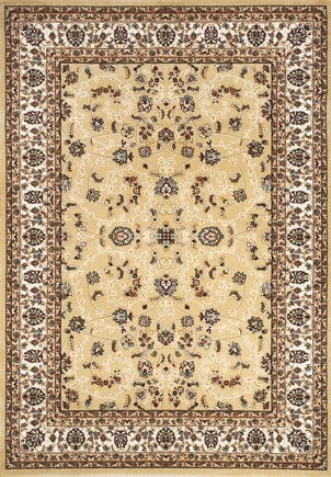Spoltex, Kusový koberec Salyut beige 1579 B, 80x150, béžová, obývací pokoj